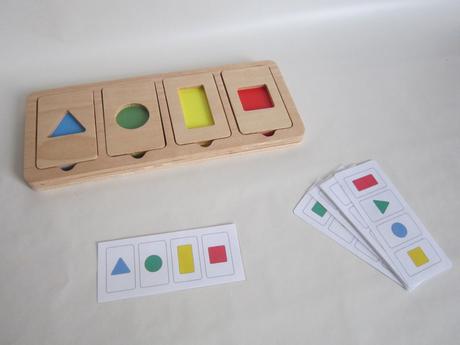 Logická hra farby a tvary, 