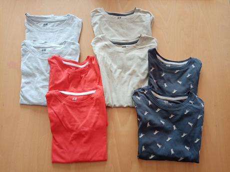 Tričká 122/128, h&m,122