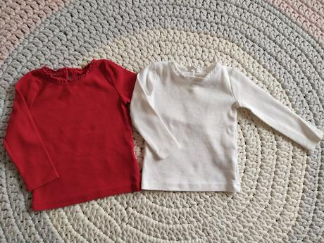 Trička next - top stav, cena spolu, next,80