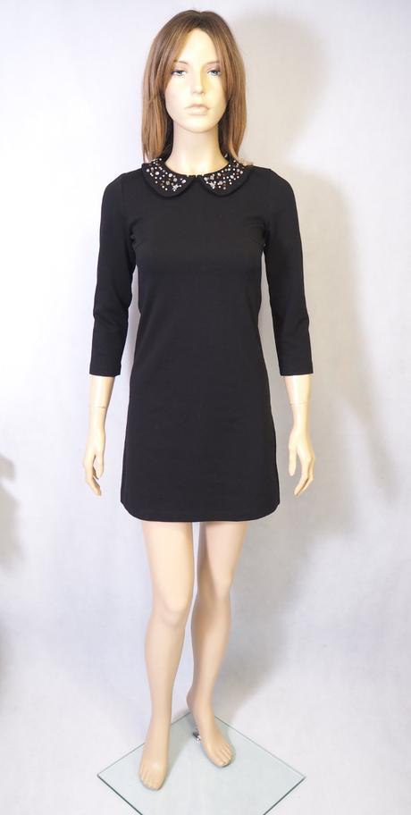 Kvalitné čierne šaty reserved, reserved,xs