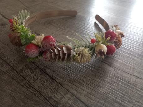 Vianočná čelenka,