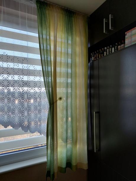 Závesy 2 ks zelené,