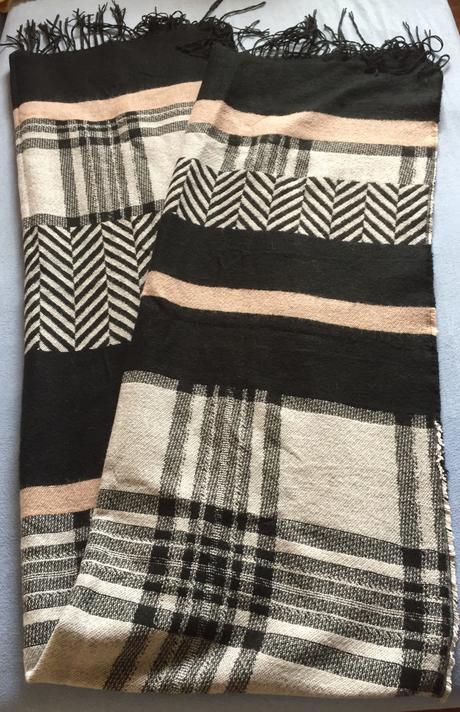 Veľký dámsky šál so strapcami h&m, h&m,xxl