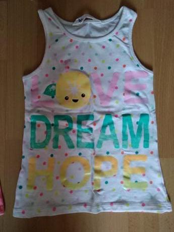 Tielka 4ks hm (116/122/128-malo nosene, h&m,116