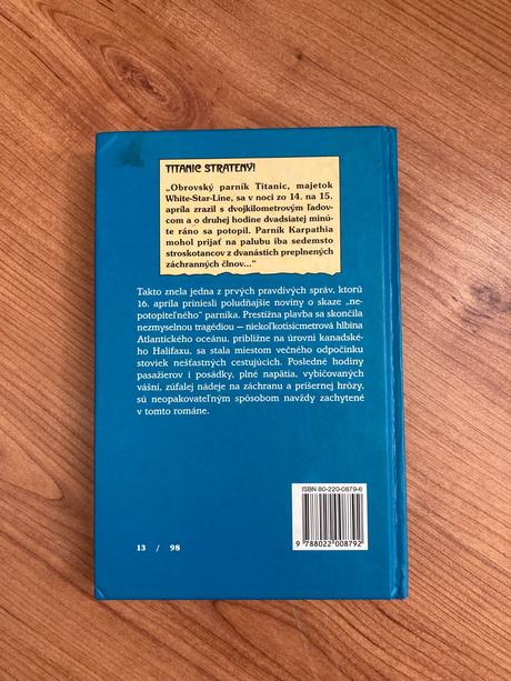 Kniha titanic,