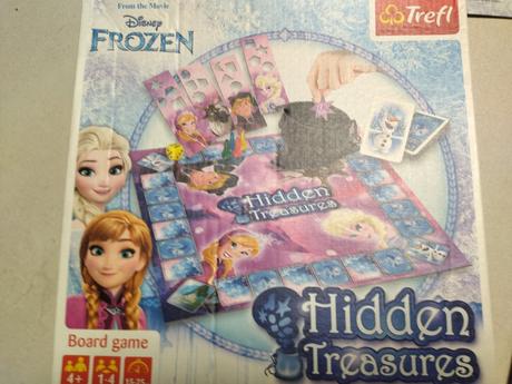 Spoločenská hra frozen hidden treasure, 