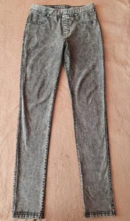 Riflové jeggínsy č.164, h&m,164
