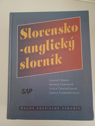 Slovensko-anglický slovník,