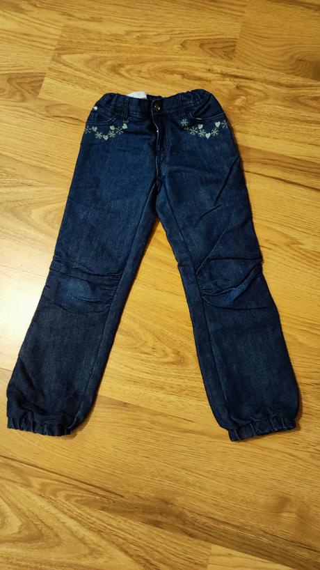 Dievčenské mierne zateplené rifle, kids,128