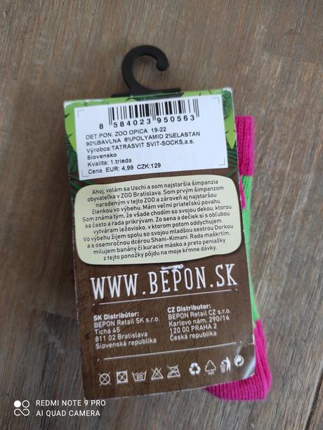 Ponožky bepon 19-22, 20