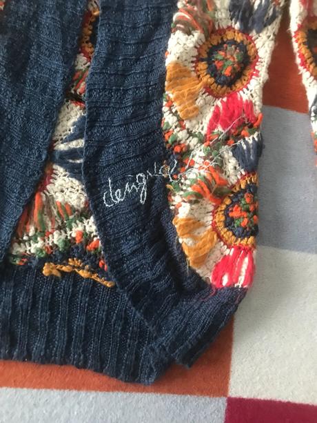 Svetrik upletovy, krasny, vel. m, zn. desigual, desigual,m