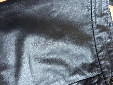 Nohavice pravá koža, s