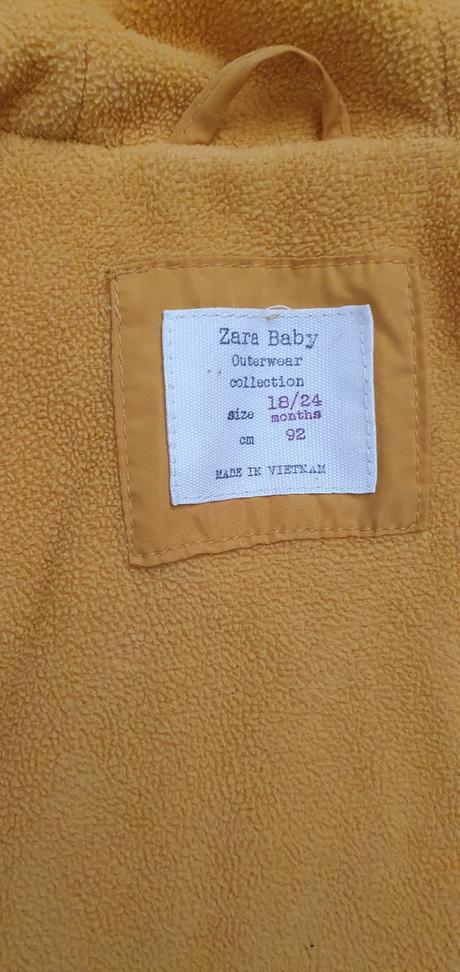 Zimná vetrovka zara, zara,92