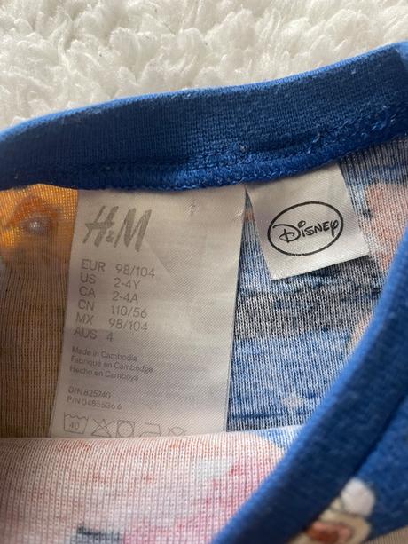 Bavlnene pyzamo levi kral h&m, h&m,98