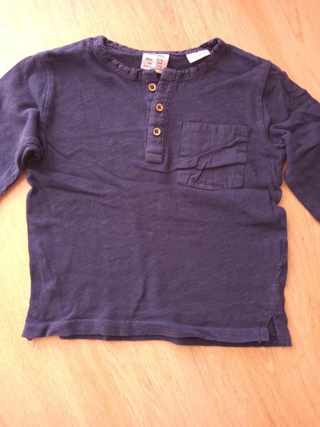 Tmavomodrý nátelník zara, zara,104