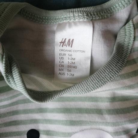 Body z organickej bavlny, h&m,56