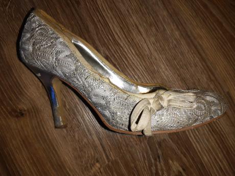 Strieborné lodičky 36, 36