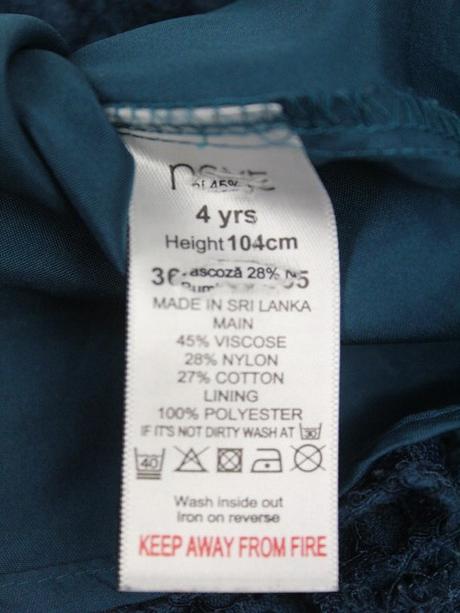 Čipkované šaty next 4 r. a, next,104