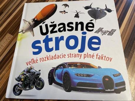 Úžasné stroje, dinosaury kniha, 