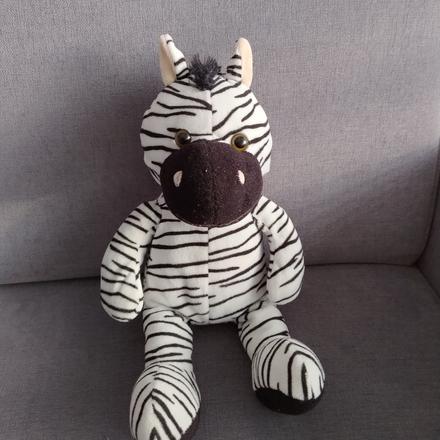 Plyšová- hracia zebra, 