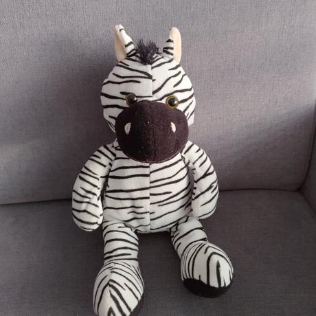 Plyšová- hracia zebra, 