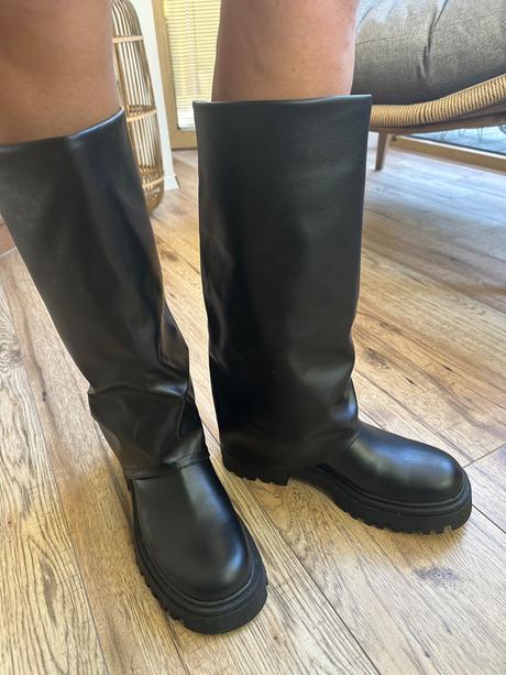 Štýlové čižmy, pull&bear,38