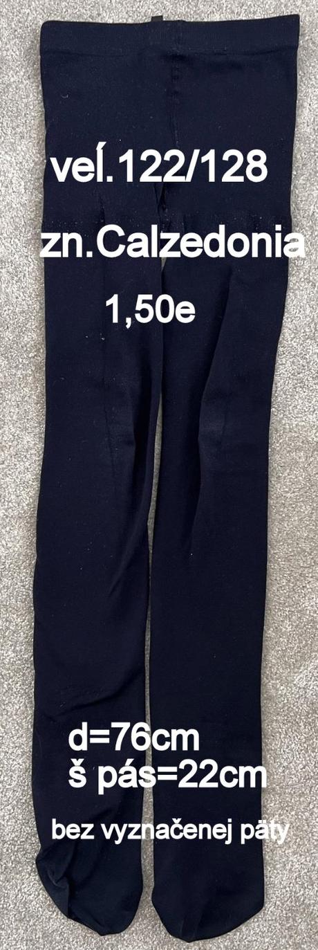 Pančucháče veľ.122/128, zn.calzedonia, calzedonia,122