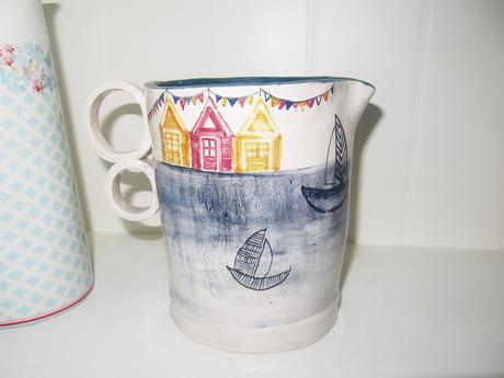 Džbán - námornícky, keramika, 