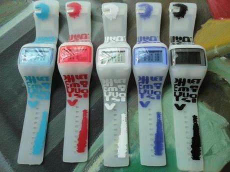 Silikonové digitálne športové hodinky, 