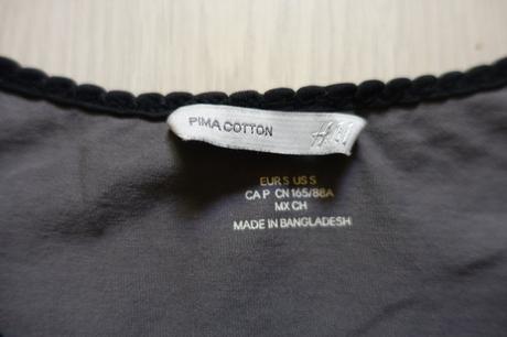 Dámske tričká h&m pimma cotton, h&m,s