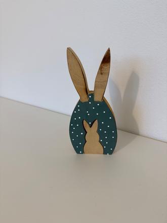 Drevený veľkonočný zajac, 