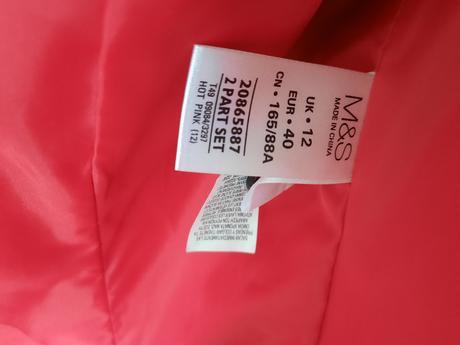 Jarnik marks&spencer l malinova farba ako novy, marks & spencer,l