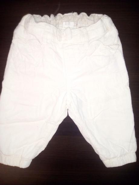 Menčesterové podsite nohavice , h&m,68
