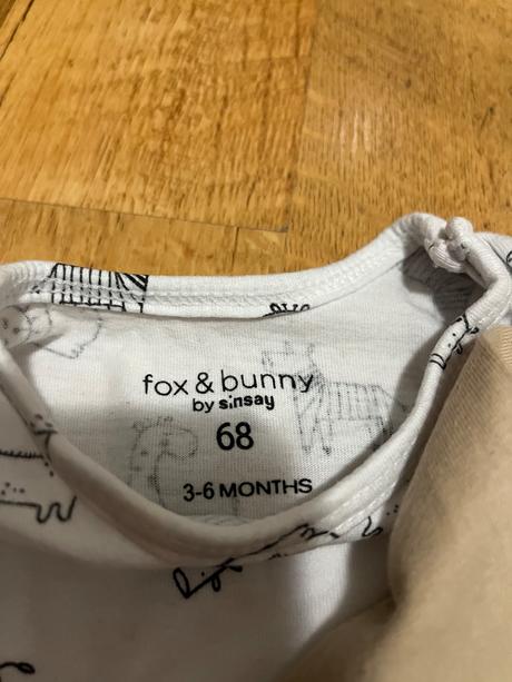 Overaly - pyžamká, fox & bunny,68