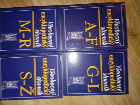 Všeobecný encyklopedický slovník cena za komplet, 