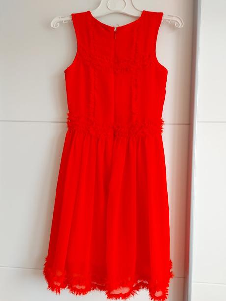 Sýto oranžové šaty, atmosphere,36