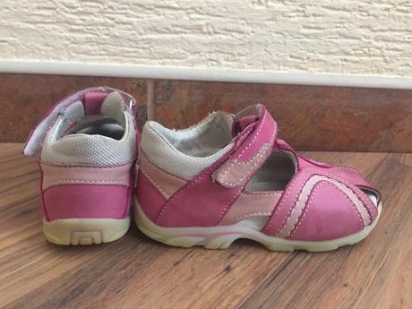 Kozene sandalky - velkost 25, bubble gummers,25