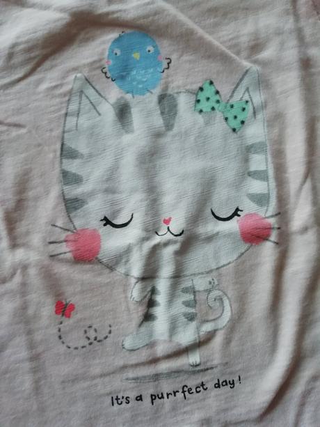 Tričko mačička, h&m,86