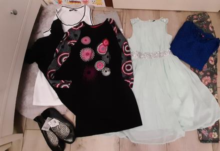 Taška plná vecí desigual, h&m, bonprix 152, 140–152