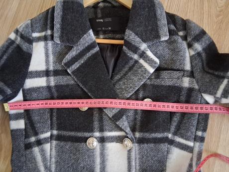 Kockovaný kabát, sinsay,s