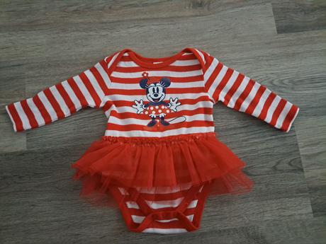 Body minnie so sukničkou, disney,68