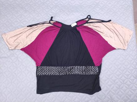 Zaujimave letne tricko, prijemny material, l