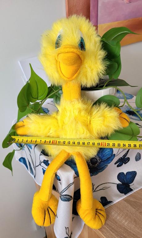 Vintage plyšák big bird (sesame street) 40 cm, 