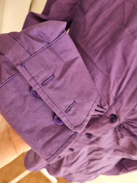 Fialová elastická blúzka veľ. 40, 40