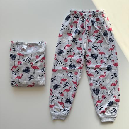 Dievčenské pyžamo flamingo, 116 / 122 / 128 / 134