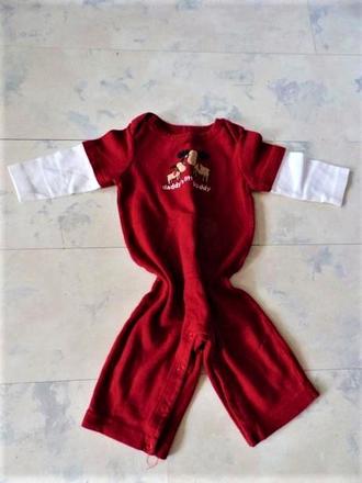 Vianočný overal na spanie 74/80, gymboree,80