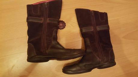 Kožené čižmy clarks, č.32, clarks,32