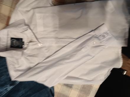 Chlapčenská biela košeľa 140, 140