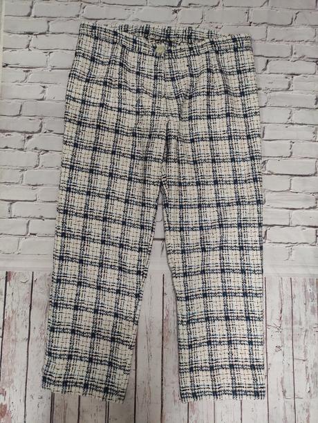 Široké hrubé nohavice, xl