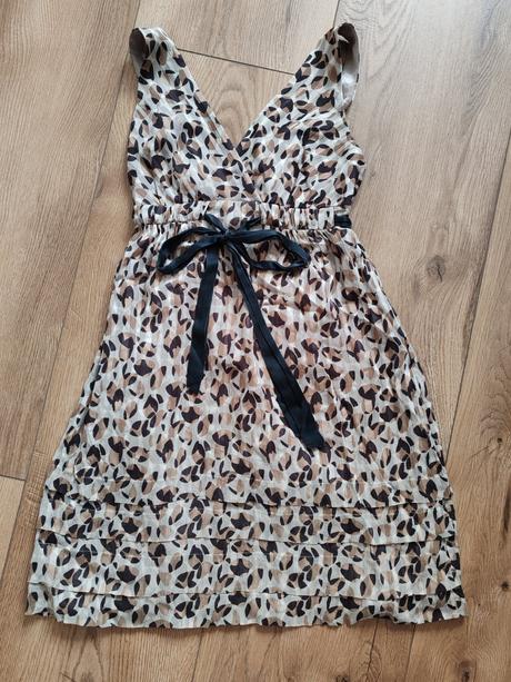 Tigrované mini šaty, m